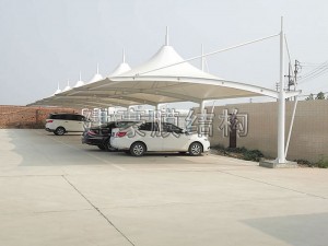 鶴壁元昊化工膜結構車棚